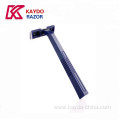 Stainless two blades razor machine double color handle